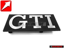 Original Vw Gti Front Grill Badge Emblem Brushed Silver - 171853679 Original Vw Gti Front Grill Badge Emblem Brushed Silver - 171853679