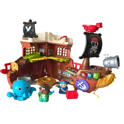 VTech 2-in-1 Treasure Seekers Pirate Ship Interactive Playset with Figures