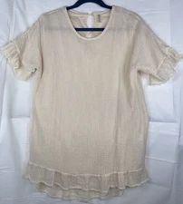 Rylee + Cru Flutter Sleeve Mini Dress Sz. XS