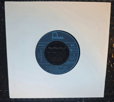 Jane Birkin Je T Aime Moi Non Plus FR Fontana 45 EX audio HEARB4UBUY