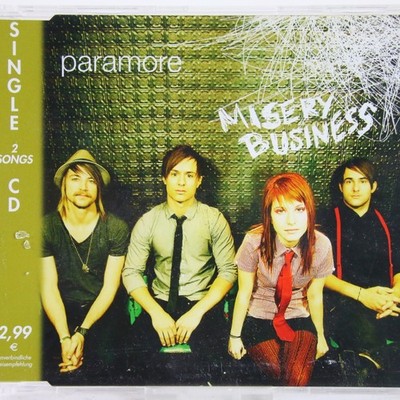 Music Musik MAXI CD Paramore   Misery Business Sehr Gut