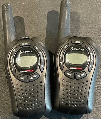 Cobra MicroTALK Two Way Radio / Walkie Talkie Tested Free Shipping 