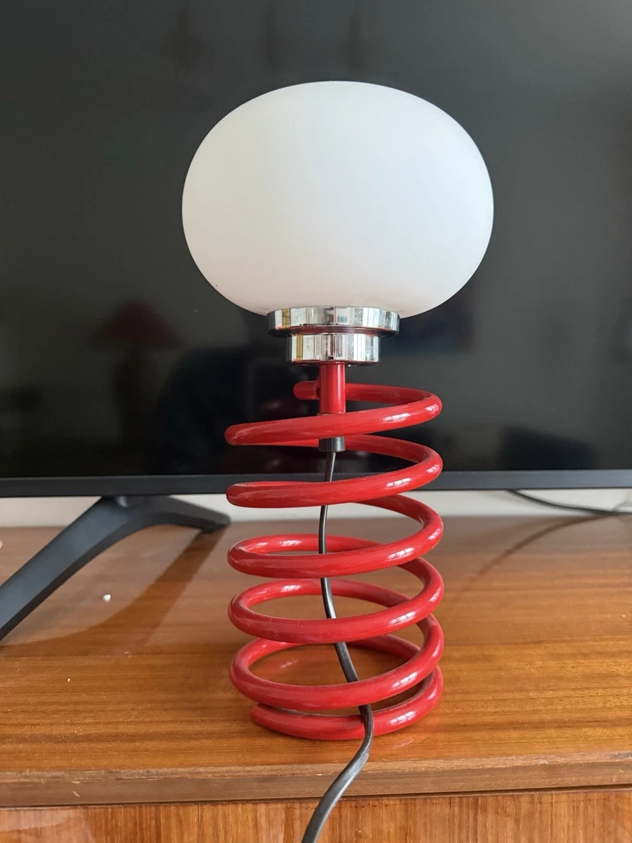 Lampe à ressort par massive. 1970. space age