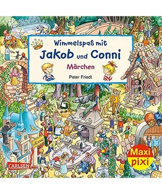 Maxi Pixi 377: VE 5: Wimmelspaß mit Jakob und Conni: Märchen [5 Exemplare], Sc