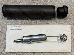 VL Cameron Aurameter 1970s - with case and instructions - Dowsing Radiesthesia