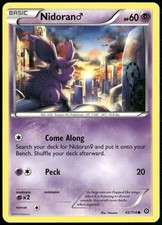 2016 nidoran pokemon card value Pokemon Card 2016: Nidoran 43/114