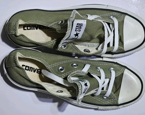 Converse Chuck Taylor All Star Low Olive Green And White Size 4M/6W