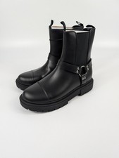 Art Class Crosby Black Moto Chelsea Boots Girls Size 5 NEW 