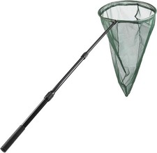 Professional Insect and Butterfly Net with 14" Stainless Ring, 26" Net Depth, St