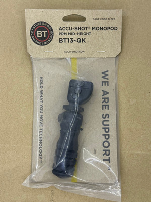 NEW B&T INDUSTRIES ACCU-SHOT BT13-QK PRECISION RAIL MONOPOD PRM BT13 4.75''-5.65''