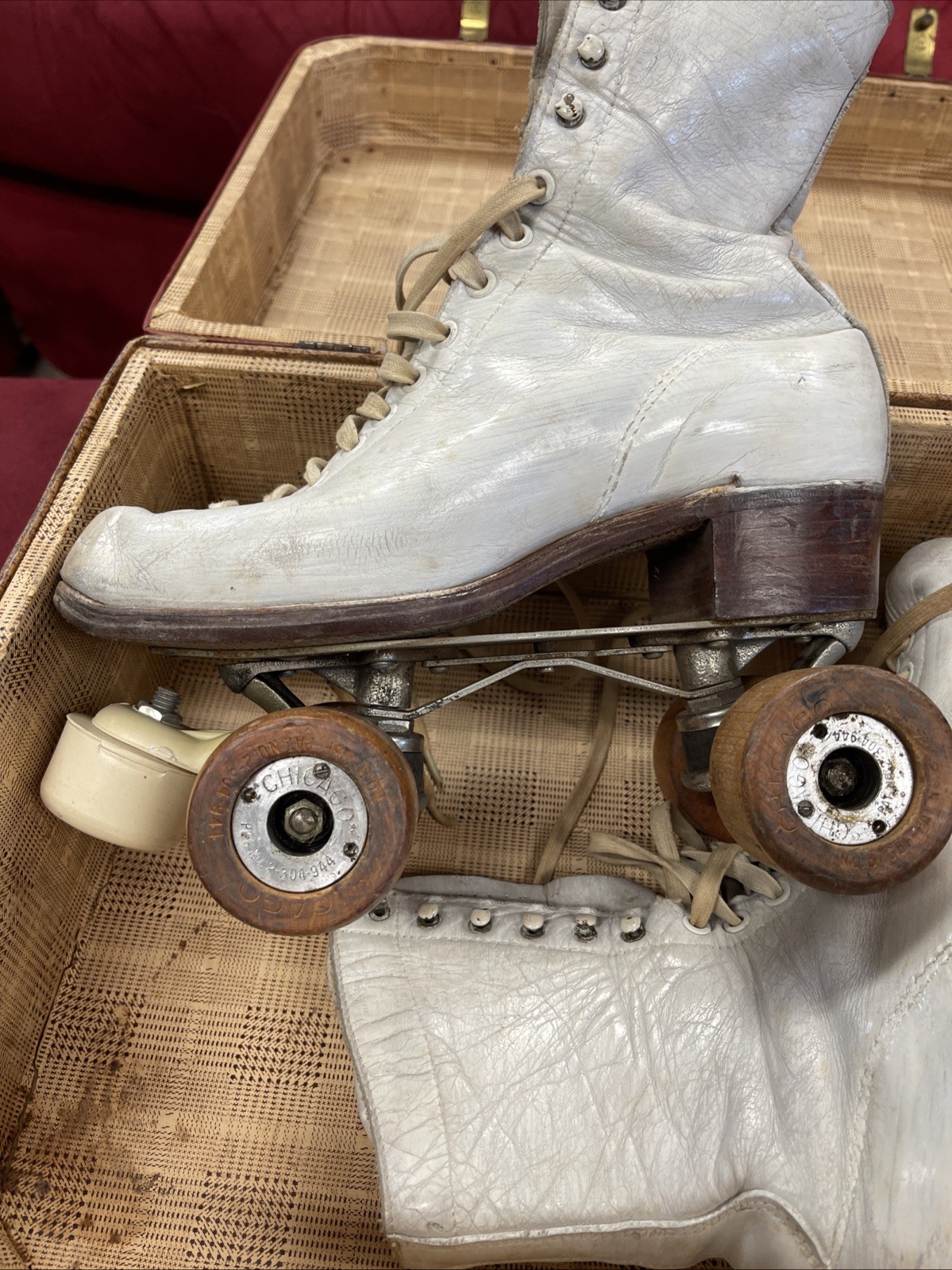 Vintage Roller Skates Sure Grip Century Rannalli Pro-line Racing White 70’s 80’s