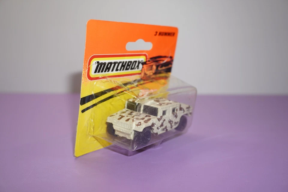 Matchbox #3 Hummer Camo Military Version - sealed on short card - 1990s - Image 4 of 4