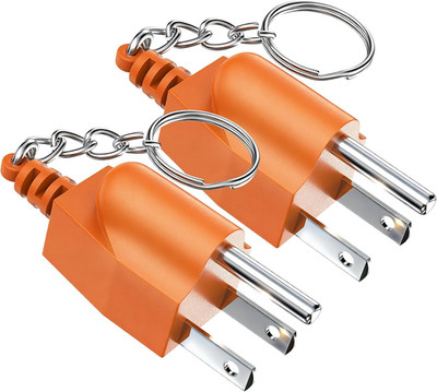Generator Grounding Plug with Keychain - Portable Neutral Ground Bonding Adapter