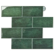 10pcs Peel and Stick Backsplash Thickened Tiles, 12''x12'', Cover 10 Sq.Ft.