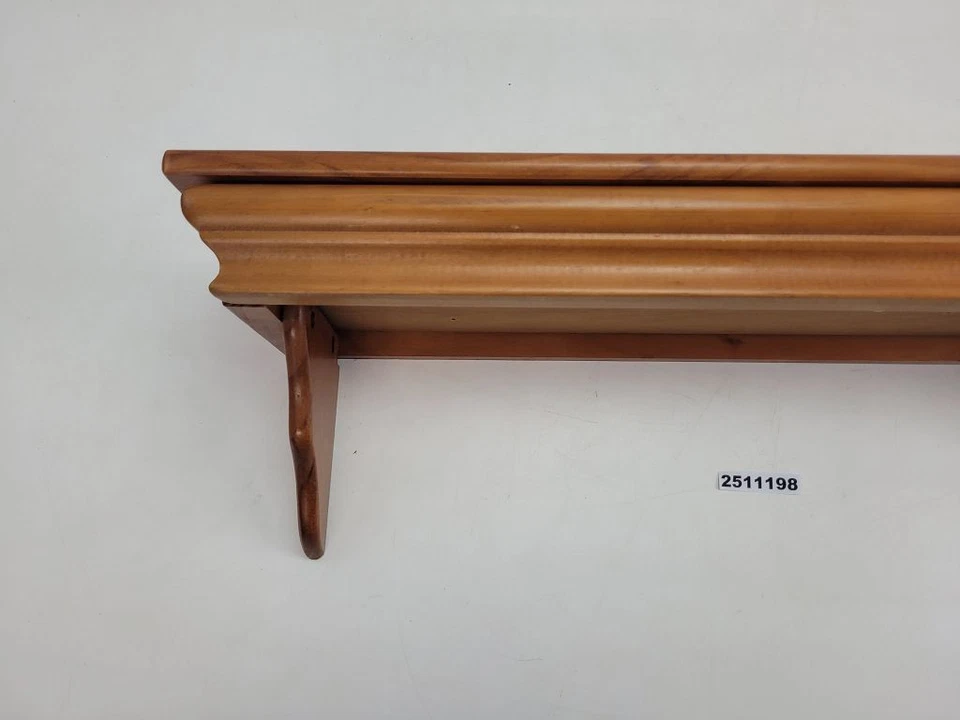 Wandregal Ablage mit Schublade Holz Braun Flur Küche Wohnzimmer Deko #2511198 - Image 2 of 4