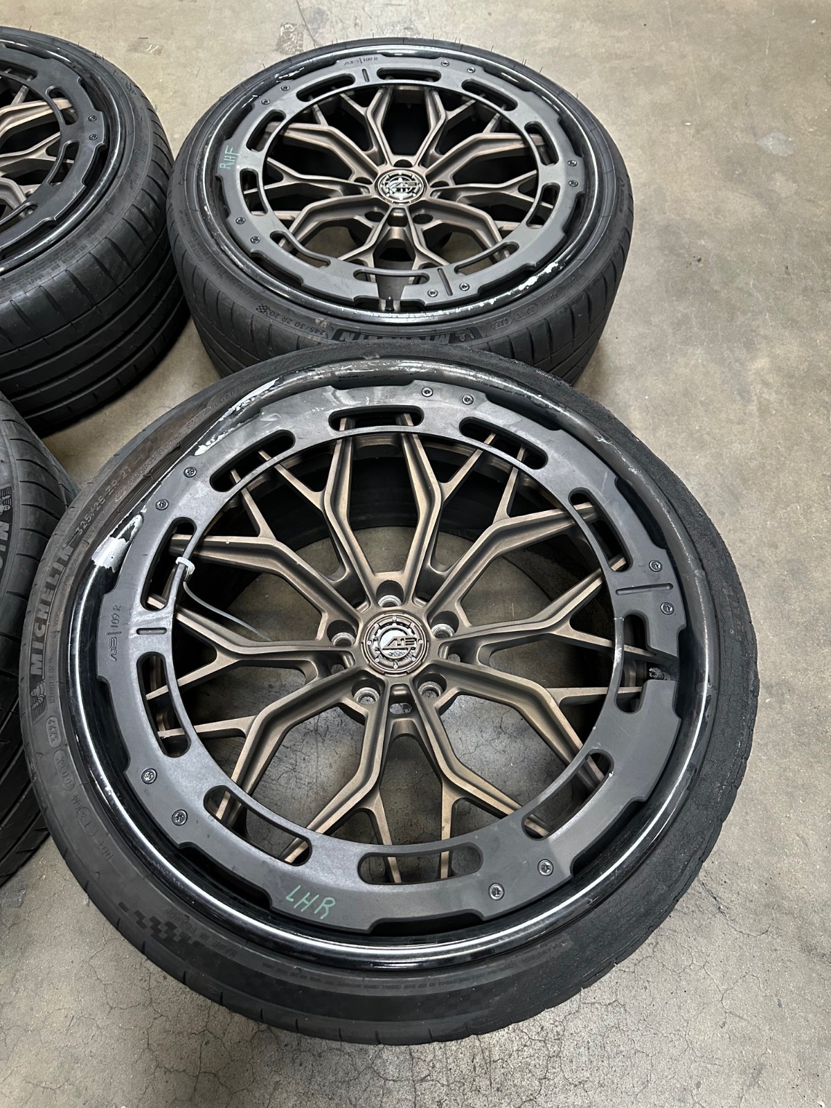 McLaren 720S, AL13 109R Wheel / Rim Set, 20 Front - 21 Rear, Damaged