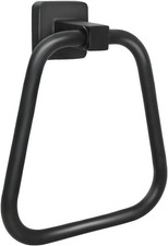 Towel Holder for Bathroom Wall Matte Black Towel Ring Stainless Steel Hand