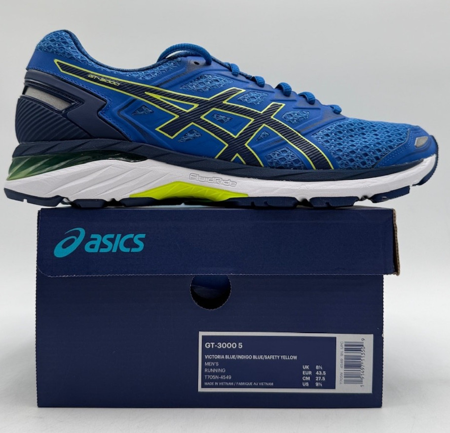 ASICS GT-3000 5 VICTORIA BLUE Men's NEW Running Sneaker Blue US Size 9.5 thumbnail 11