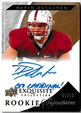 2012 UD Exquisite Auto /99 David DeCastro Stanford 