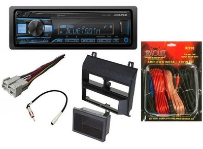 Alpine UTE-73BT Car Stereo for 88-94 GM FULL SIZE TRUCKS & SUV's & KIT10 AMP Kit