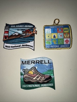 2023 National Boyscout Jamboree patches 3 Patches Total