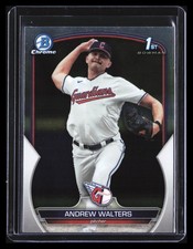 Andrew Walters 2023 1st Bowman Draft Chrome # Cleveland Guardians B014