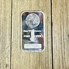 1 oz Silver Unbranded bar - .999 Fine
