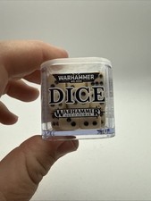 Warhammer Dice, Age of Sigmar, 40k, White - Factory Sealed - Free Shipping