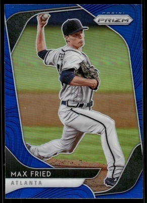 2020 Panini Prizm Prizms Blue #119 Max Fried - BB