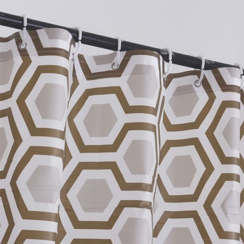 SAIMAZ Shower Curtain Waterproof Anti-Mould with 12 Hooks – Extra Long 180x180cm - Picture 25 of 144