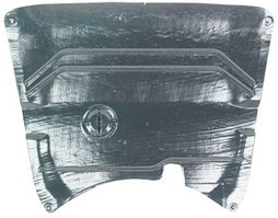 Plaque sous moteur Megane 1 et Scenic 96-98 contre la rouille et les projections