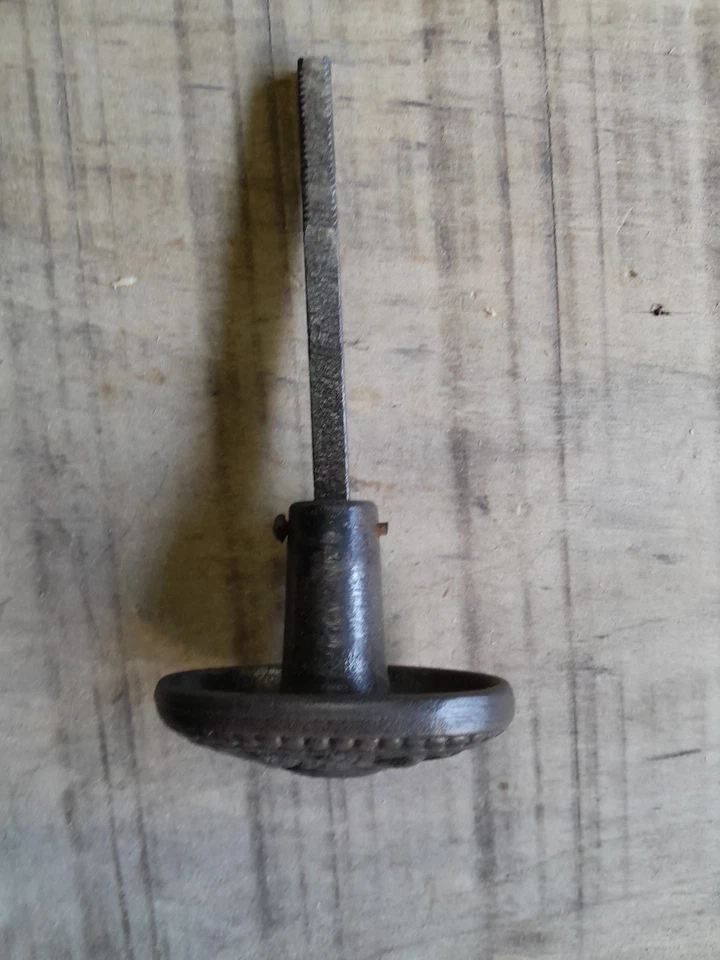 ancien Bouton de porte en Fonte ciselé,Poignée style Renaissance XIX Ème Siècle - Photo 4/4