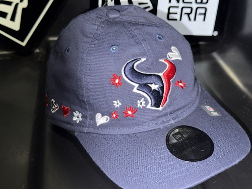 Houston Texans 9Twenty Adjustable Childrens / Youth New Era Flower Hay - Picture 6 of 8