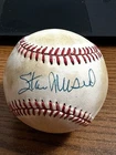 STAN MUSIAL 4 SIGNED AUTOGRAPHED ONL BASEBALL!  Cardinals!  HOF!