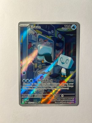 Pokémon TCG Eiscue 205/193 Illustration Rare SV Paldea Evolved