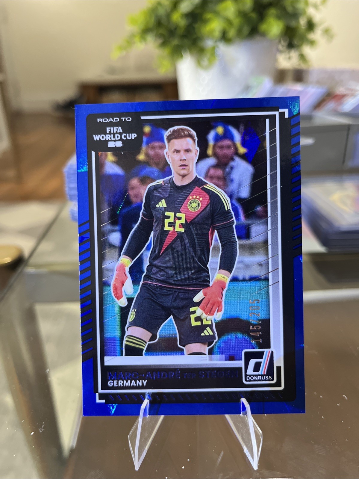 2025-26 Donruss Road to FIFA World Cup 26' Marc-Andre ter Stegen Blue Ice /205