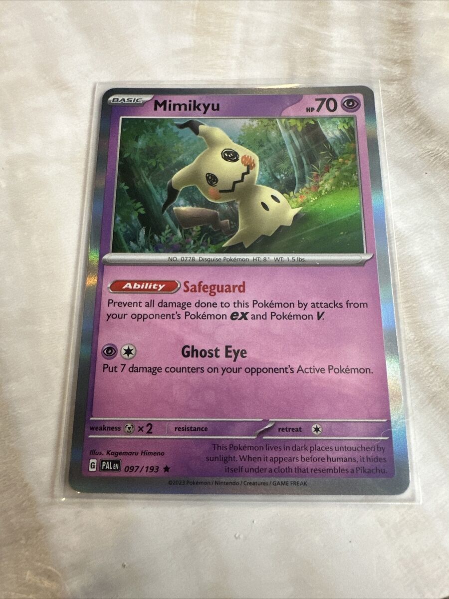 Mimikyu - 097/193 - Paldea Evolved - Holo – Card Cavern Trading Cards, LLC