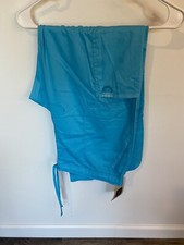 NEW Cherokee Revolution Scrub Bottom Pants TURQUOISE Size XL NWT NOS