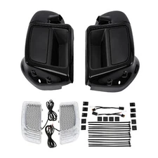 Lower Vented Fairing 6.5" Speaker Pod Turn Light Fit For Harley Touring 14-24 22