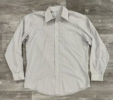 Brooks Brothers Mens Classic Long Sleeve Button Up Shirt XL 17-35 Supima Cotton