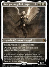 Avacyn, Angel of Hope Etched Style High Quality Altered Art Custom Card