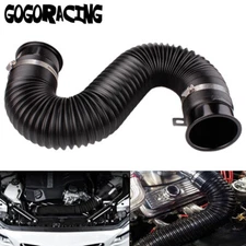 3" Universal Flexible Car Cold Air Intake Hose Filter Pipe Telescopic Tube Kit