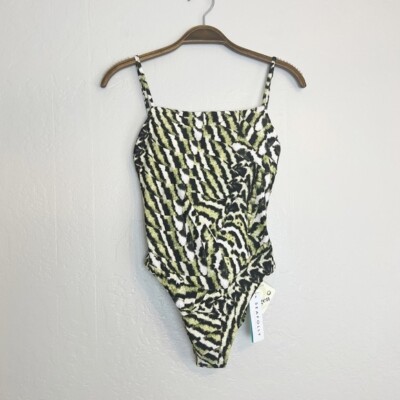 SEAFOLLY Women US Size 4 Olive Oil Print Mandalay Square SEAFOLLY Women US Size 4 Olive Oil Print Mandalay Square