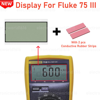 For Fluke 75 III Fluke-75 III Digital Multimeters LCD Display Screen Repair Part