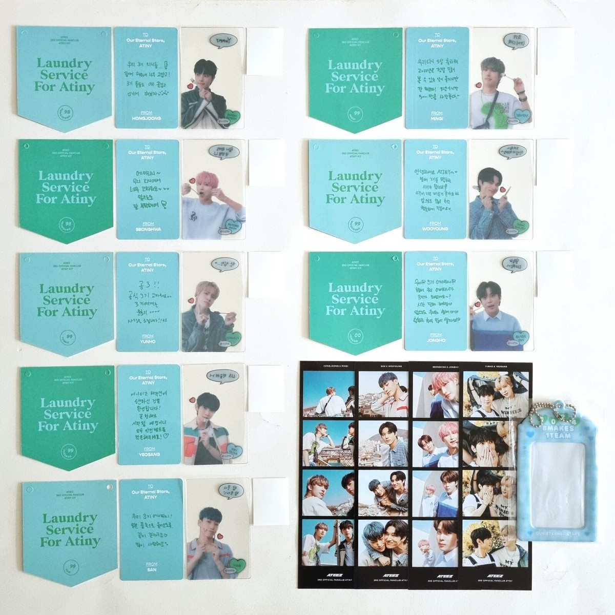 ATEEZ 3rd Official Fanclub Membership Kit Laundry Service