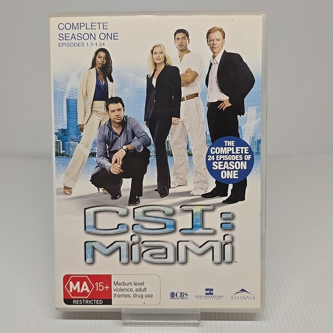 Csi Miami : Season 1 (DVD, 2002) David Caruso Emily Procter Rory