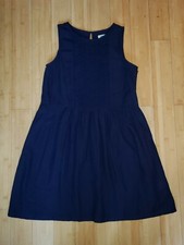 ** Old Navy sz M Tall~ Navy Blue Sleeveless Swing Dress NWOT!