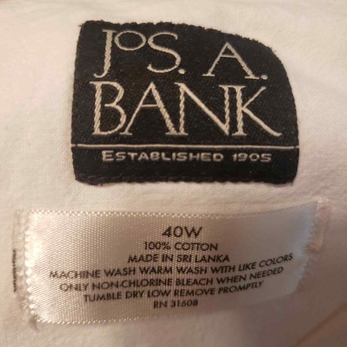 Jos A Bank Plaid Shorts 40W Pleated - Picture 4 of 8