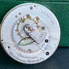 1888 Waltham Grade No. 3 18S 11J Hunter Case Pocket Watch Movement PARTS /REPAIR