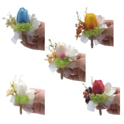 Wedding Corsage Boutonniere Prom Boutonniere for Wedding Ceremony Anniversary
